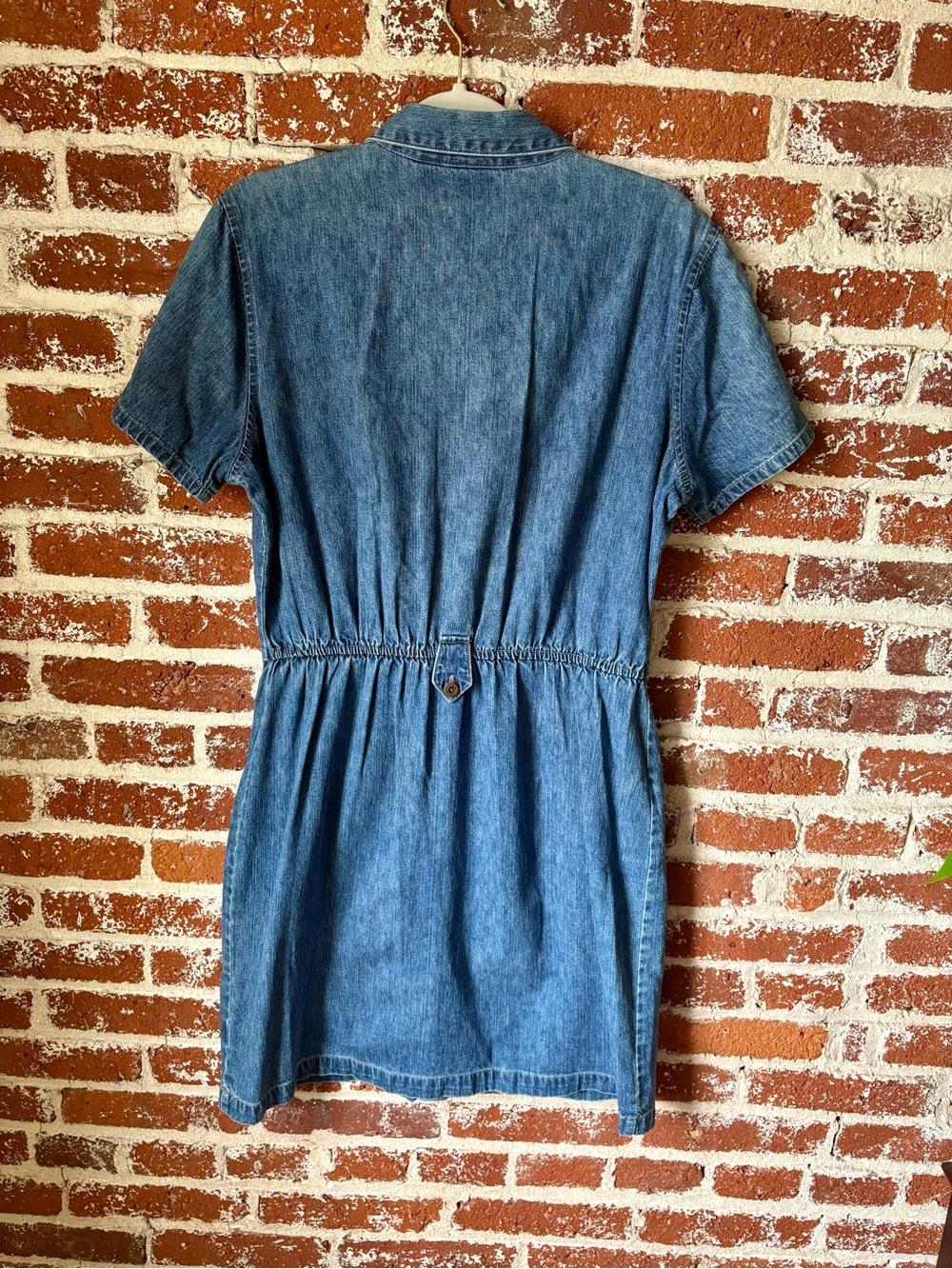 90s St. John’s Bay Denim Button Down Dress - Picture 4 of 6